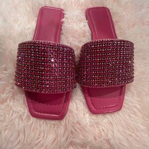 Lightly used pink sandals
